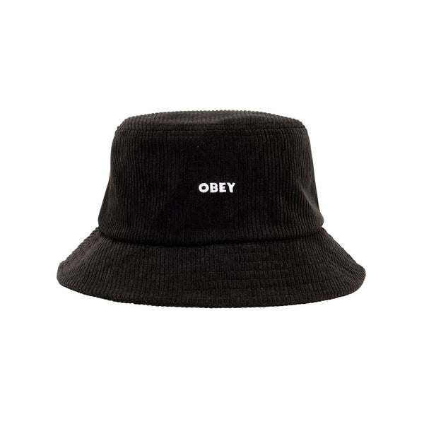 Obey Bold Cord Bucket Black