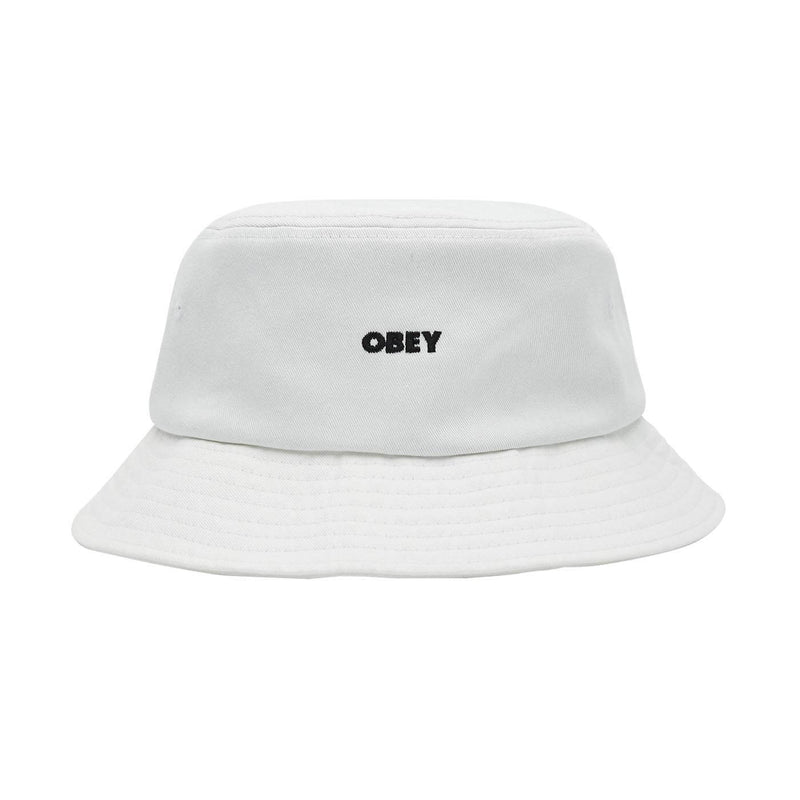 Obey Bold Twill Bucket White