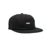 Obey Bold Twill 6 Panel Cappello Black