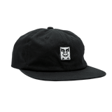 Obey Icon Patch Panel Strapback Cappello Black