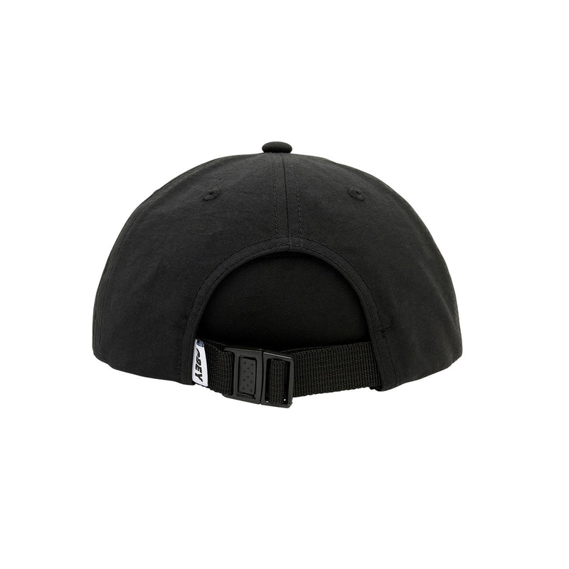 Obey Lower Case Tech  6 Panel Cappello Black