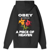 Obey A Piece of Heaven Premium Felpa Cappuccio Black