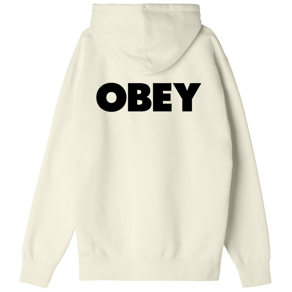 Obey Bold Felpa Cappuccio Unbleached