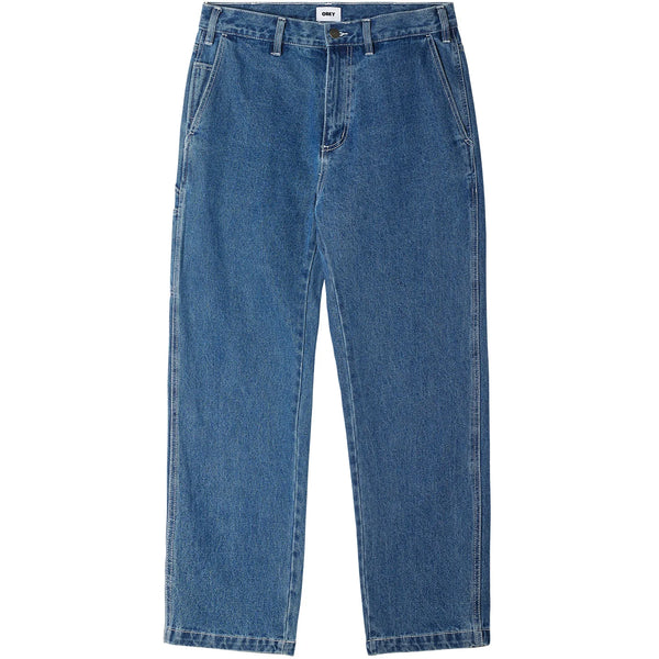 Obey Hardwork Carpenter Jeans Stone Wash Indigo