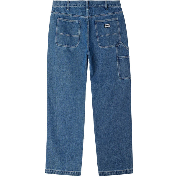 Obey Hardwork Carpenter Jeans Stone Wash Indigo