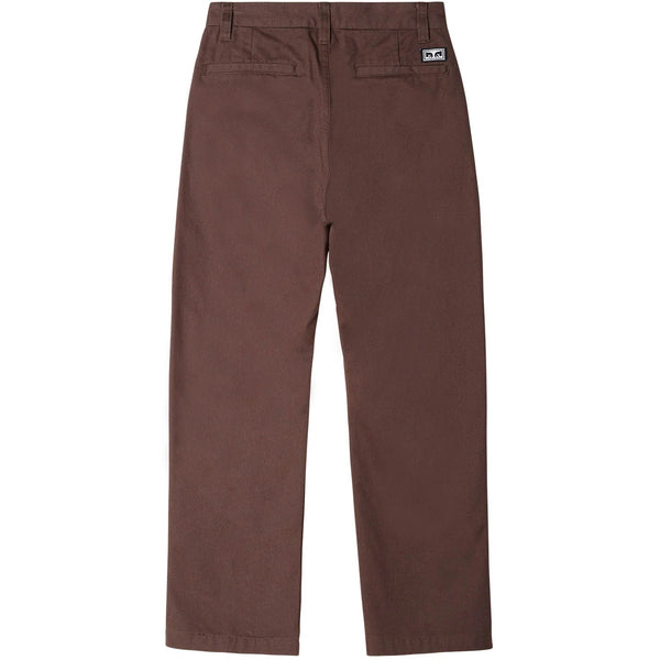 Obey Estate Pantaloni Dark Brown