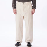 Obey Big Timer Twill Double Knee Pantaloni Clay