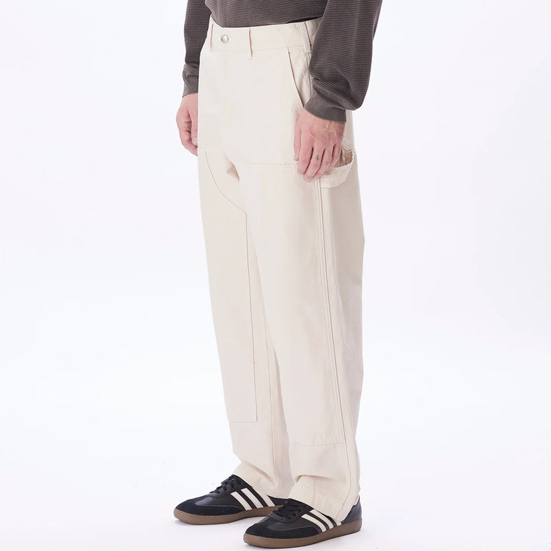 Obey Big Timer Twill Double Knee Pantaloni Clay