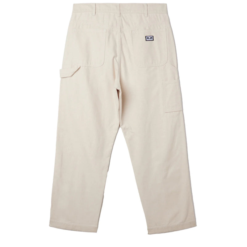 Obey Big Timer Twill Double Knee Pantaloni Clay