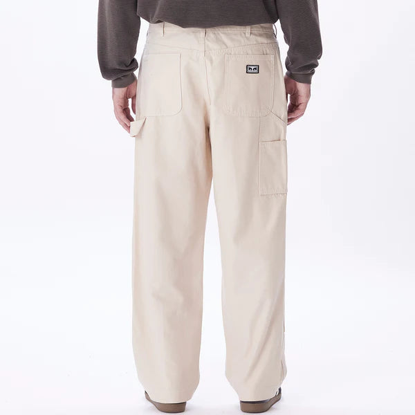 Obey Big Timer Twill Double Knee Pantaloni Clay