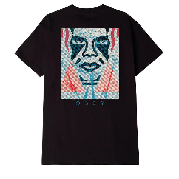 Obey Deco Icon Face Maglietta Manica Corta Black