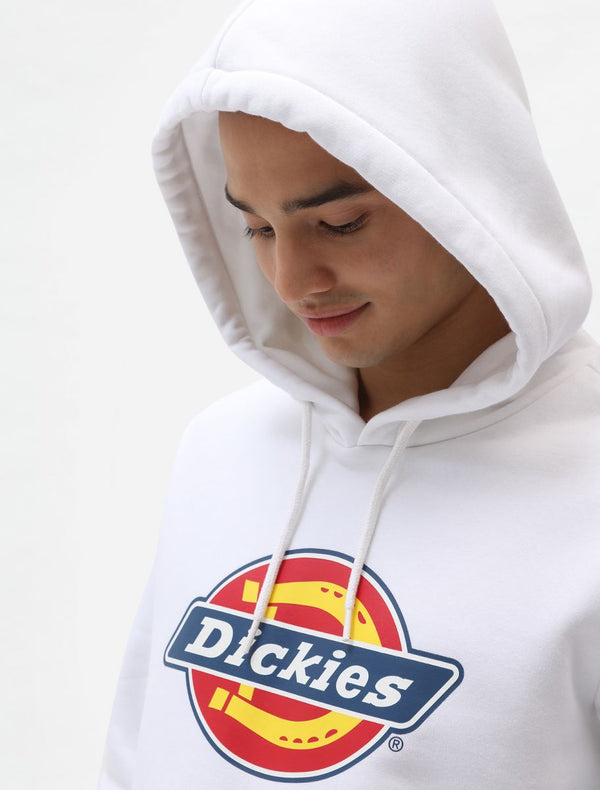 Dickies Icon Logo Felpa Cappuccio White