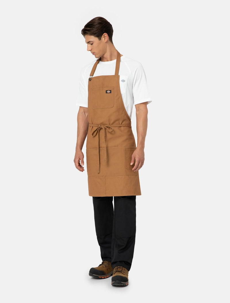 Dickies Bib Apron  Grembiule Brown Duck