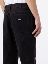 Dickies Duck Canvas Carpenter Pantaloni Stone Washed Black