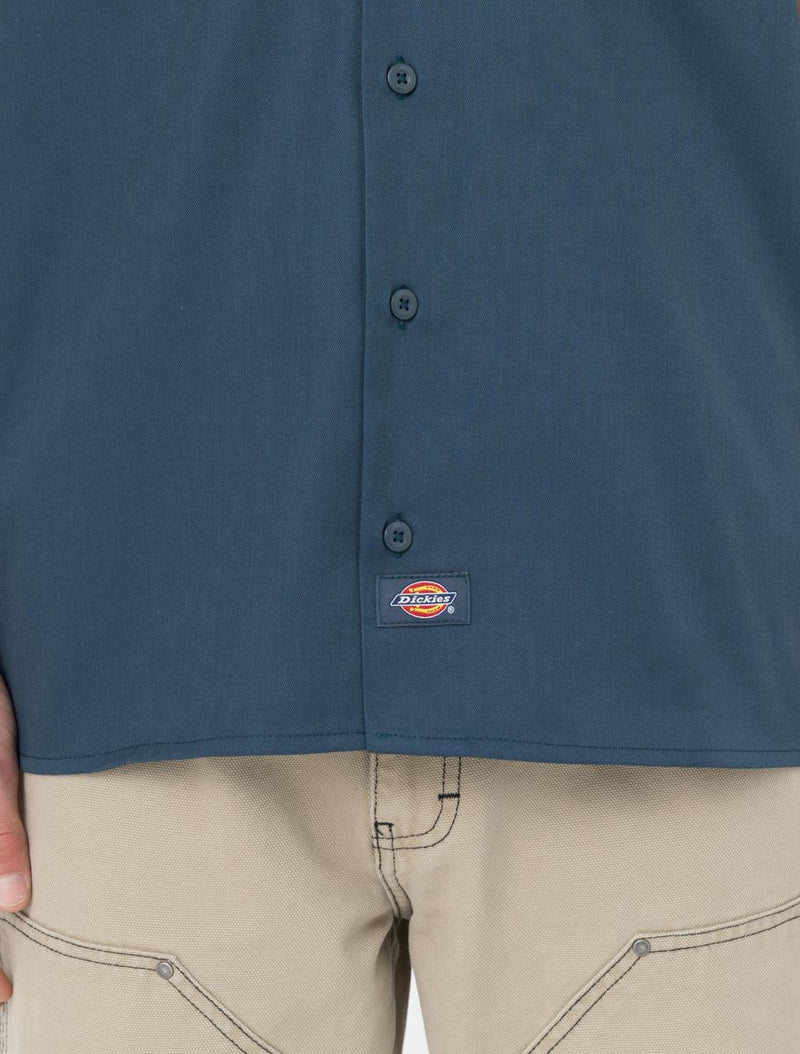 Dickies Work Camicia Manica Corta Air Force Blue