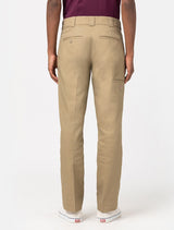 Dickies Slim Straight Double Knee Rec Pantaloni Khaki