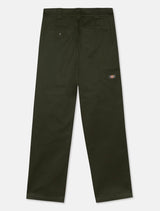 Dickies Slim Straight Double Knee Rec Pantaloni Olive Green