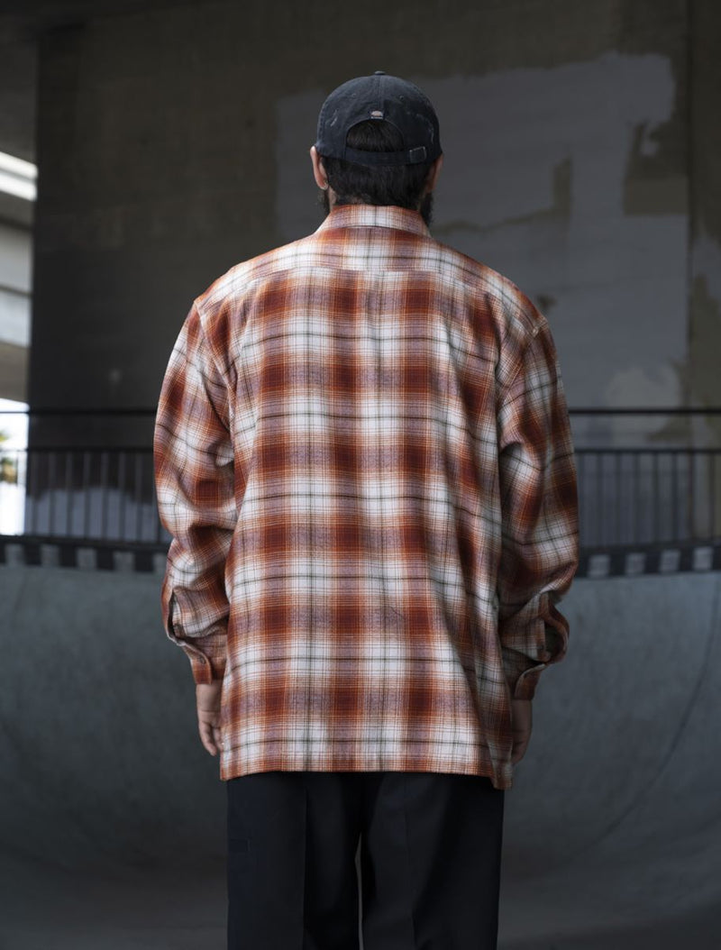 Dickies Ronnie Sandoval Plaid Camicia Manica Lunga Burnt Ombre Plaid