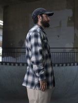 Dickies Ronnie Sandoval Plaid Camicia Manica Lunga Blue Ombre Plaid