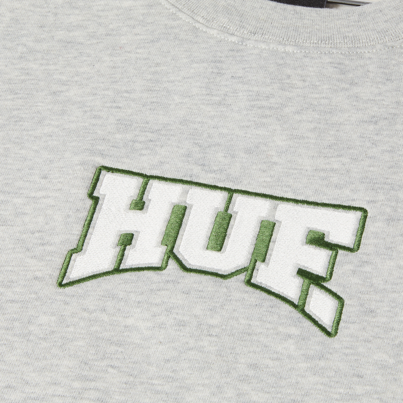 Huf Home Team Felpa Girocollo Heather Grey