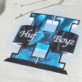 Huf Huf Boyz Felpa Cappuccio Heather Grey