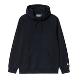 Carhartt Chase Felpa Cappuccio Dark Navy/Gold