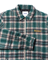 Butter Goods Insulated Plaid Zip Giacca Forest
