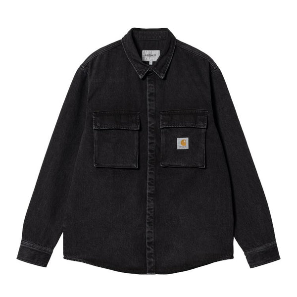 Carhartt Monterey Camicia Manica Lunga Black