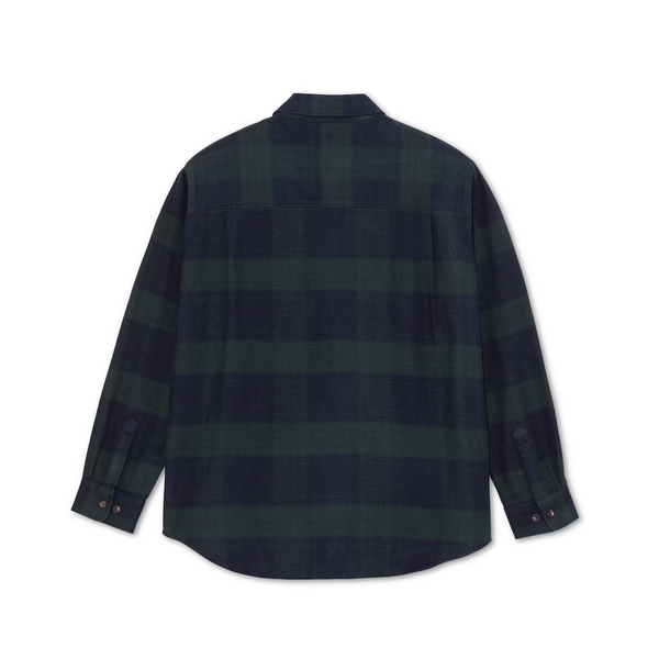 Polar Skate Co. Mike Flannel Camicia Manica Lunga Navy/Teal