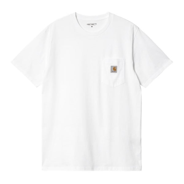 Carhartt Pocket Maglietta Manica Corta White/Gold