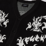 Huf Twin Dragon Cardigan Black