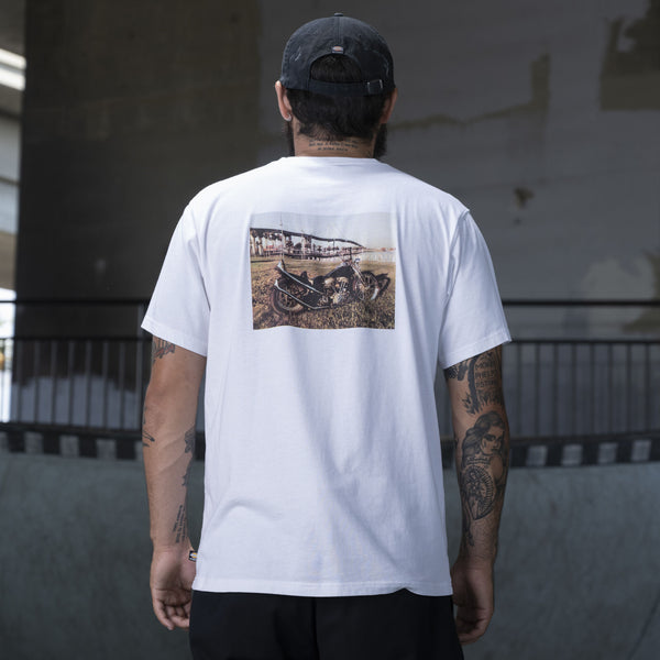 Dickies Ronnie Sandoval Photo Maglietta Manica Corta White