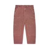 Butter Goods Washed Canvas Double Knee Jeans Brick