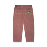 Butter Goods Washed Canvas Double Knee Jeans Brick