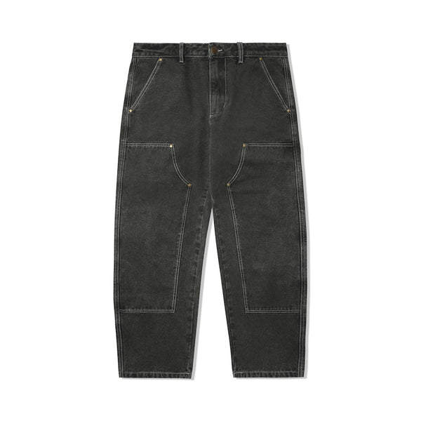 Butter Goods Work Double Knee Pantaloni Washed Black