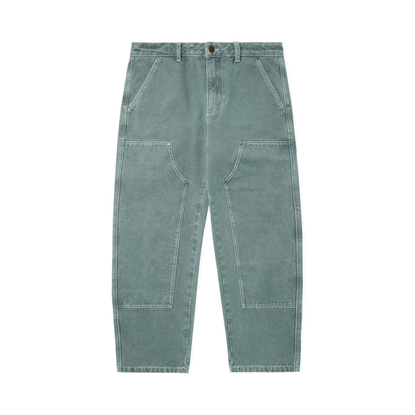 Butter Goods Work Double Knee Pantaloni Washed Fern