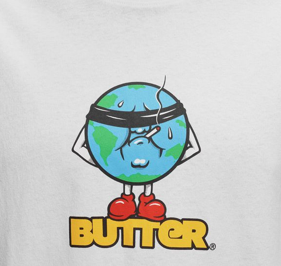 Butter Goods Blindfold Maglietta Manica Corta White