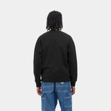 Carhartt Chase Felpa Girocollo Black/Gold