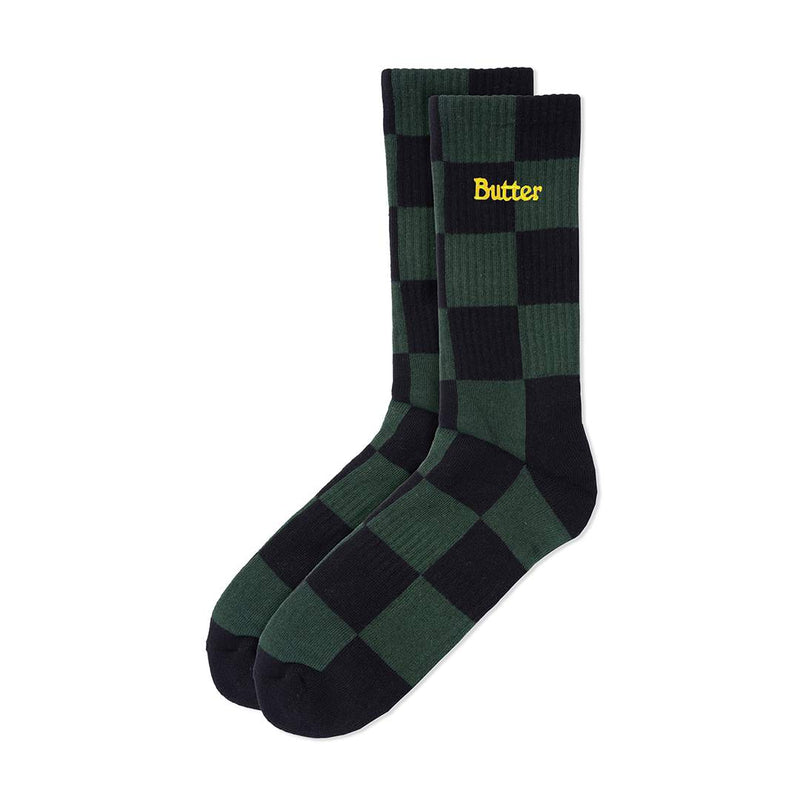 Butter Goods Checkered  Calzini Black