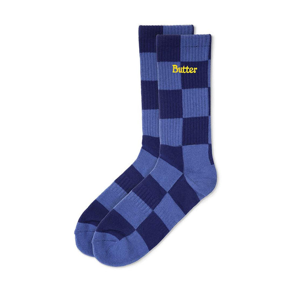 Butter Goods Checkered  Calzini Navy