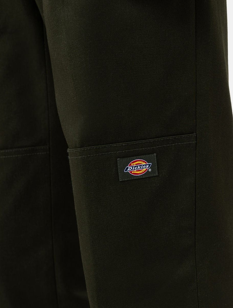 Dickies Slim Straight Double Knee Rec Pantaloni Olive Green