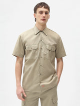 Dickies Work Camicia Manica Corta Khaki