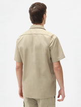 Dickies Work Camicia Manica Corta Khaki