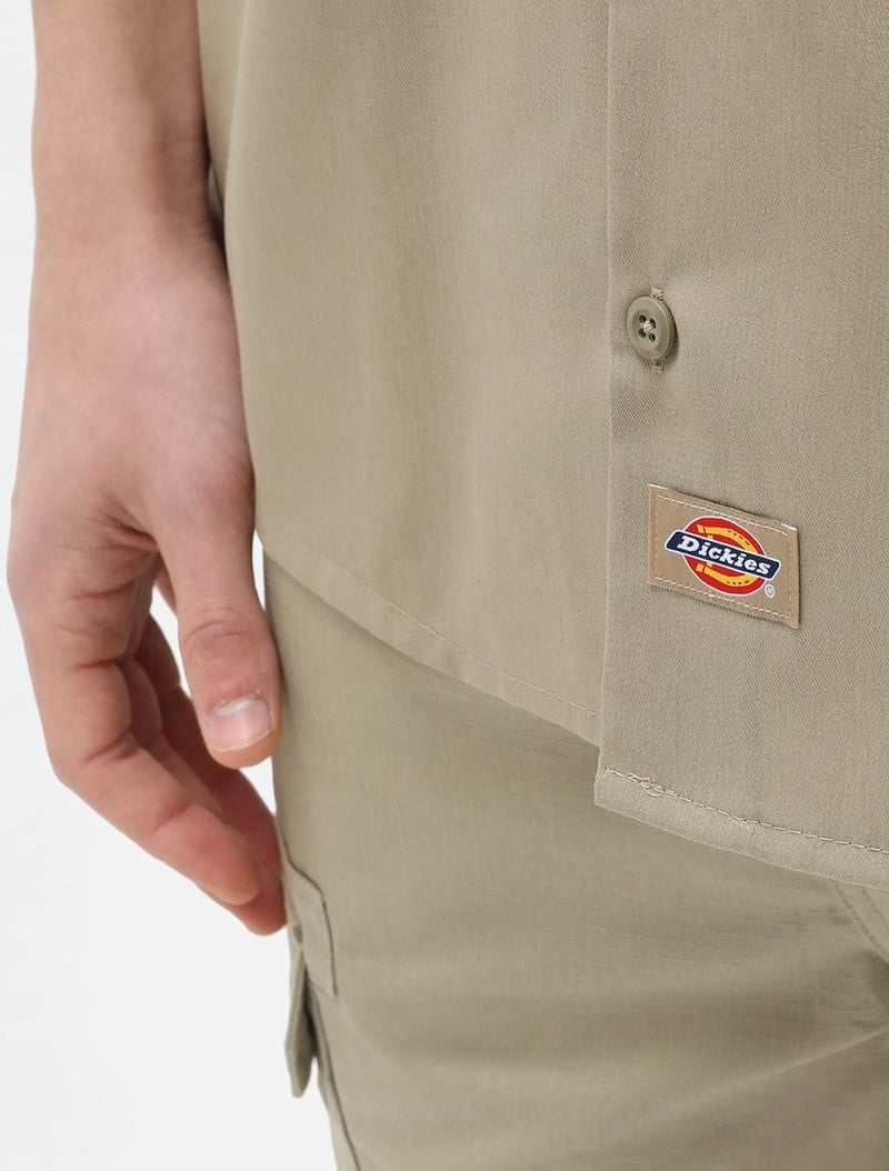 Dickies Work Camicia Manica Corta Khaki