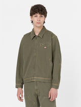 Dickies Madras Duck Canvas Giacca Military Green