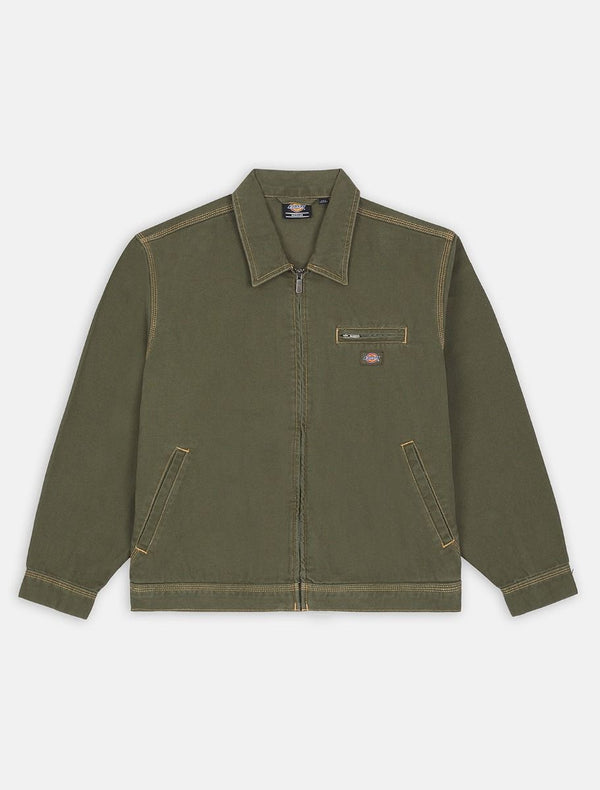 Dickies Madras Duck Canvas Giacca Military Green