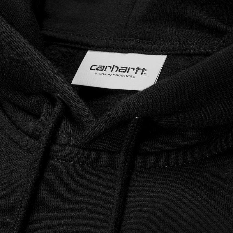 Carhartt Chase Felpa Cappuccio Black/Gold