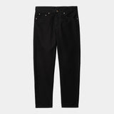 Carhartt Newel Pantaloni Black Rinsed