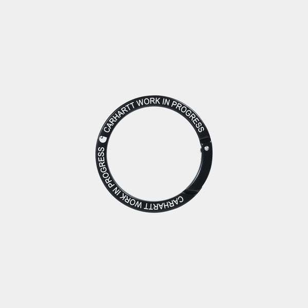 Carhartt Round Carabiner Portachiavi Black