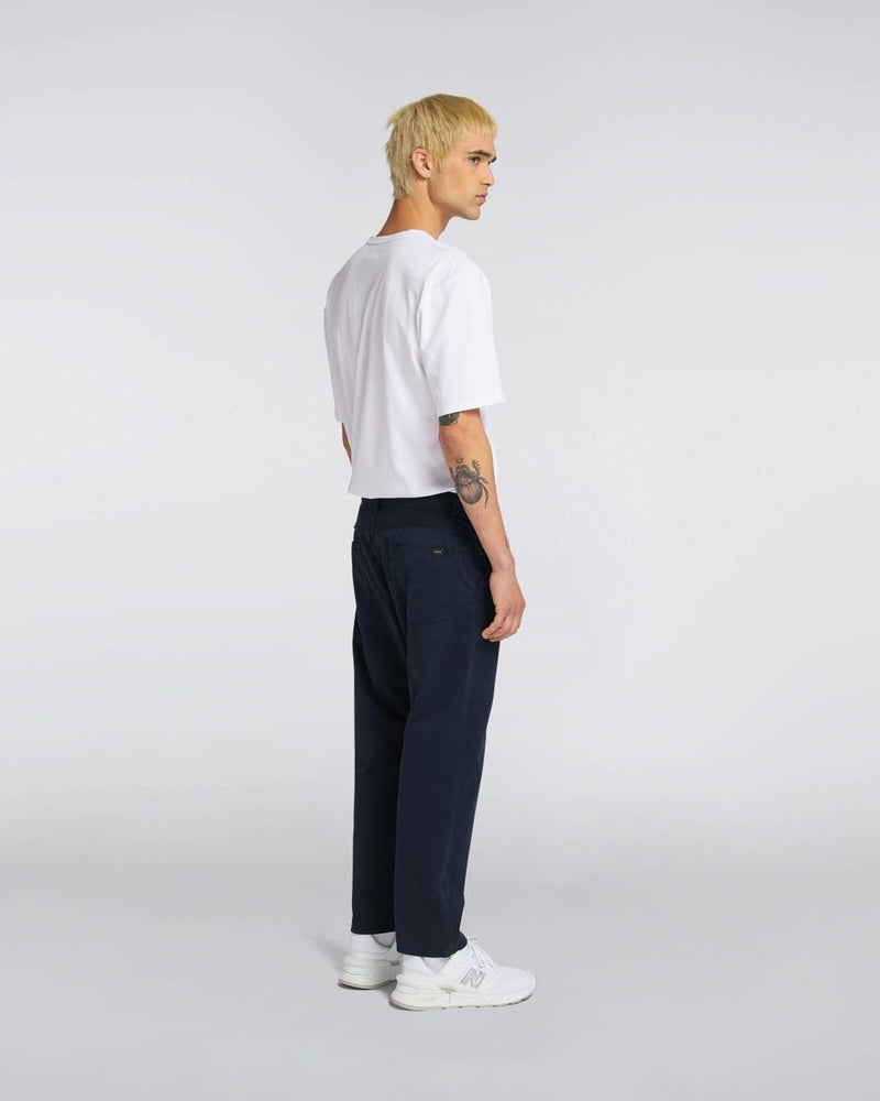 Edwin Universe Pantaloni Cropped Navy Blazer